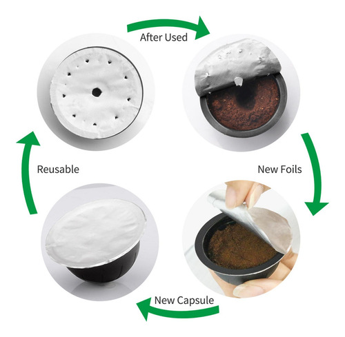 Cápsula De Café Recargable Filtro De Taza Cafetera