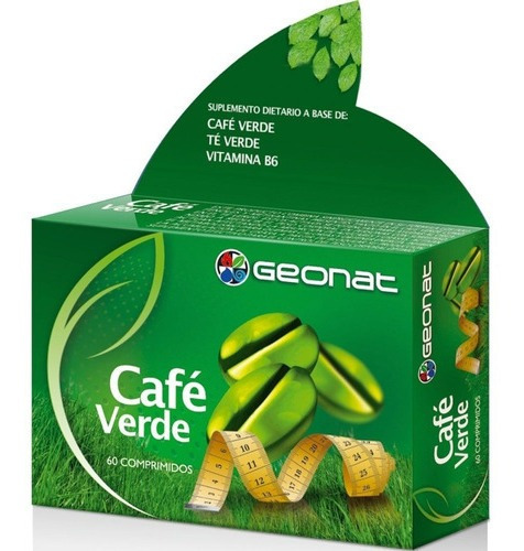 Geonat Cafe Verde 60 Comp Quemador De Grasa