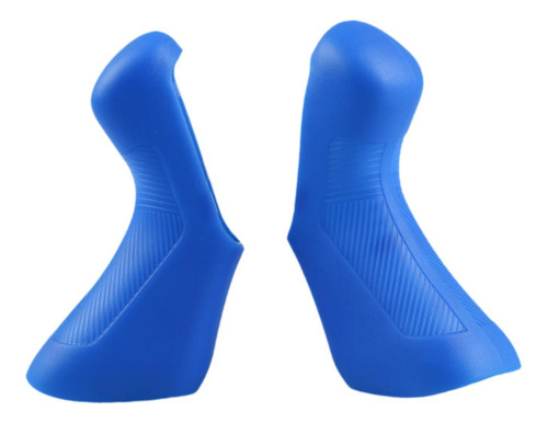 2 Piezas De Cubierta De Palanca De Cambios De Bicicleta Azul