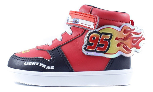 Imagen 6 de 6 de Tenis Bota Niño Bubble Gummers Dodge Cars Rojo