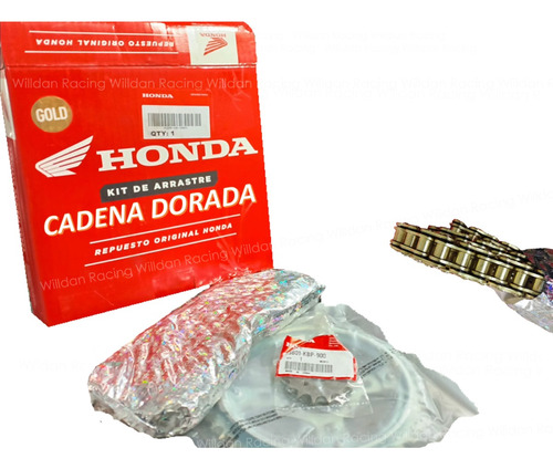 Kit De Arrastre Original Con Oring Honda Xblade 160 X-blade