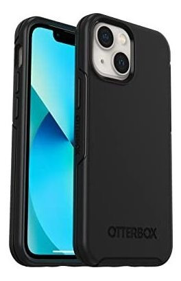 Funda Para iPhone 13 De Plastico Resistente Color Negro
