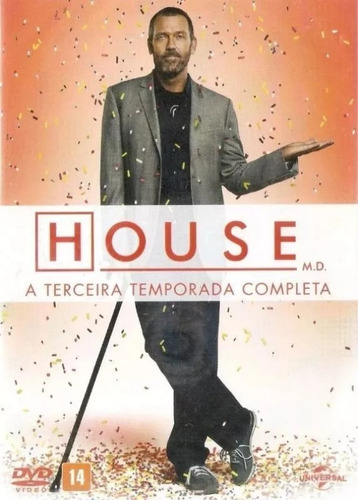Dr House M.d.  A Terceira Temporada Completa - 6 Dvd,s