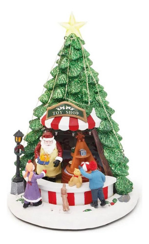 Enfeite Loja Árvore Natal C/som Luz E Movimento 1un - Cromus