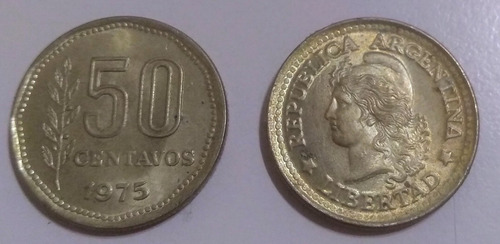 Monedas 50 Ctvos. Lote 77 Mdas Años 1970 Al 76 Ver Descrip.