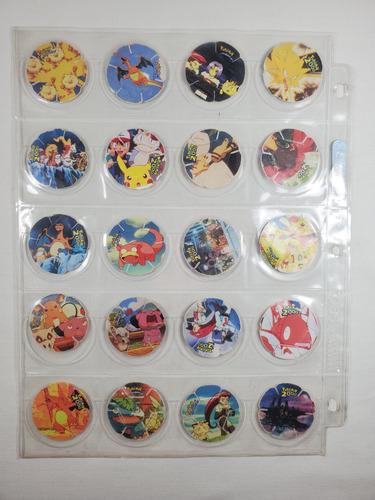 Colección De Tazos Piks Pokémon 2000 50/50 Piezas (Usado)