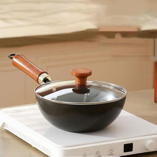 Cocina De Cocina Antiadherente Wok Wok Gas Con Gancho Con