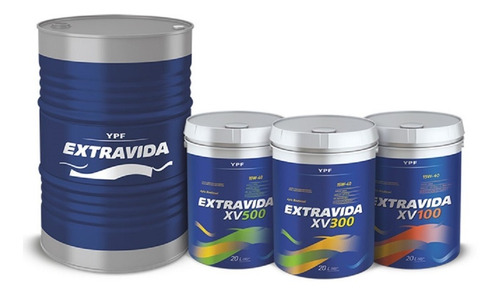 Imagen 3 de 3 de Ypf Extra Vida Xv 100 Sae 15w40 X 20 L Api Ch-4
