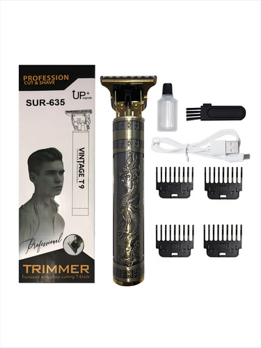 Afeitadora Eléctrica Inalámbrica Para Hombres Dorado Oscuro
