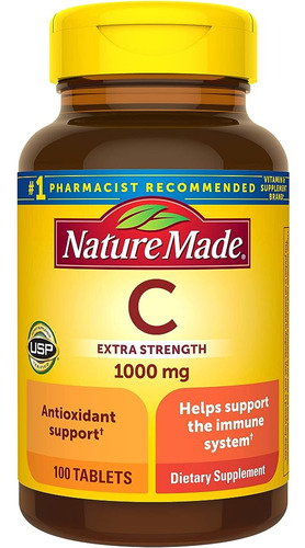 Nature Made Vitamin C 1000 Mg, Suplemento Dietético Para El 