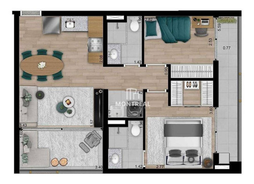 Apartamento À Venda, 62 M² Por R$ 884.000,00 - Sumarezinho - São Paulo/sp - Ap1776