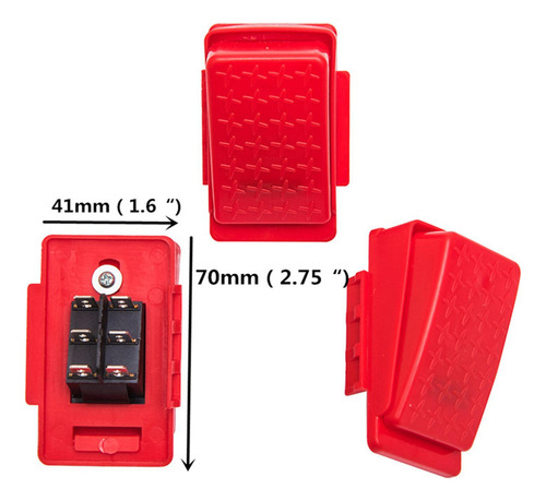 . Accesorios Para Interruptores Eléctricos De Pie Para Rojo