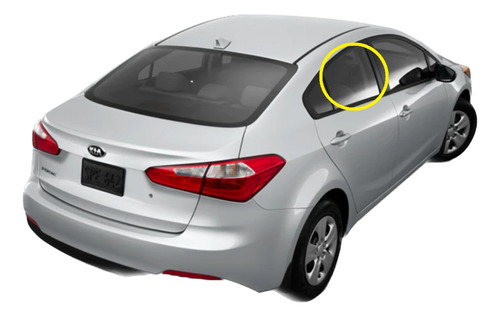 Cristal De Puerta Trasera Derecha Kia Forte Sedan 2014-2018