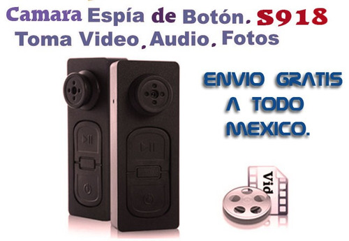 Mini Cámara Espia D Boton Multifuncion De 5 Megapíxeles 960p