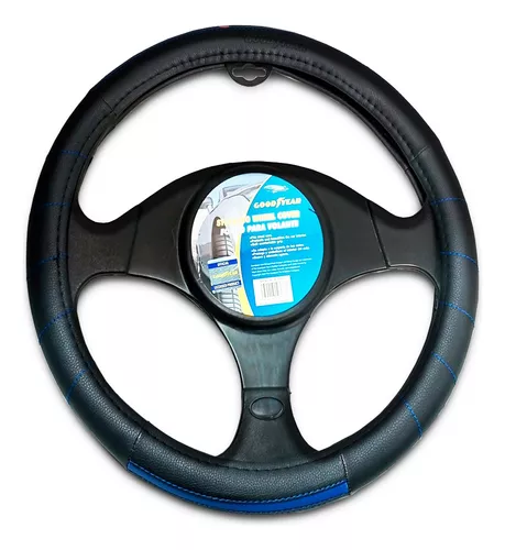 Goodyear GOD7010 Funda para Volante, Modelo Confort, Color: Gris/Marrón