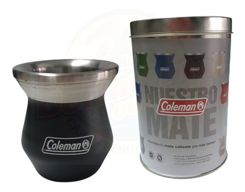 Mate Termico Acero Inoxidable Coleman Yerbera De Regalo