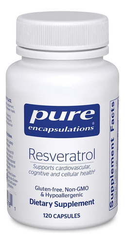Resveratrol Pure Encapsulations 120 Cápsulas