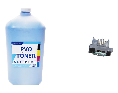 Kit 1 Kg Pvo Cyan + 1 Chi Para Sha Mx2310u Colores Intensos