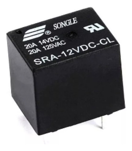 Rele Relay 12v 20a Pack X 5 Und