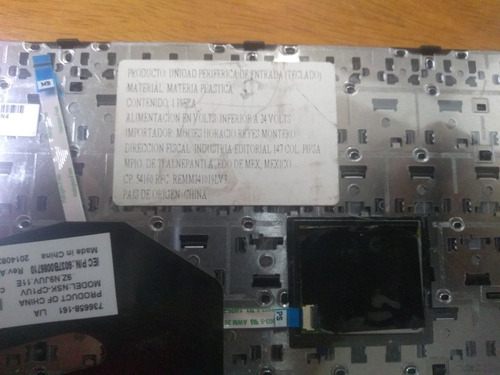 Teclado Hp Modelo Nsk-cp1uv Se Vende Por Tecla O Completo (Usado)