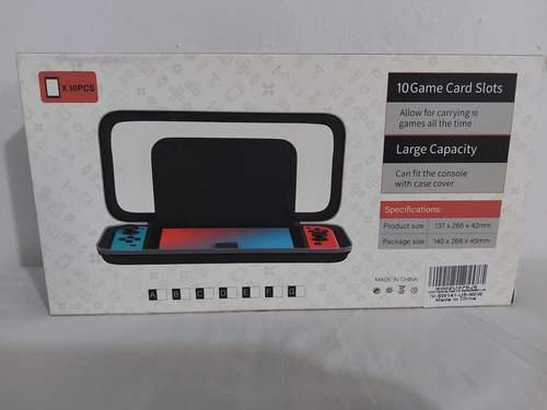 Imagen 5 de 6 de Forro Estuche Viajero Protector Transparente Nintendo Switch