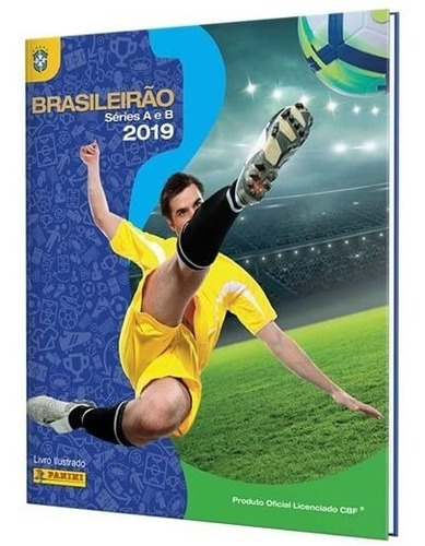 Campeonato Brasileiro 2019 Álbum Capa Mole + 160 Figurinhas