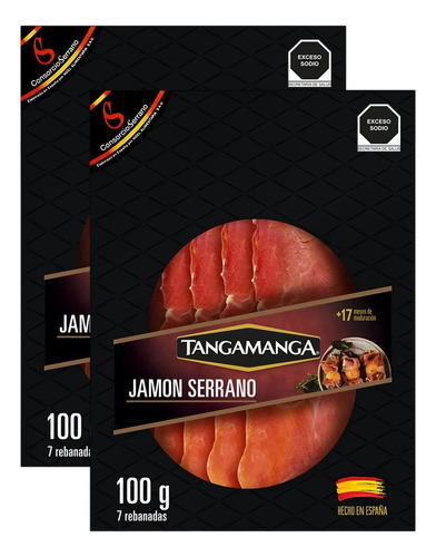 Jamon Serrano Tangamanga 200 Gramos