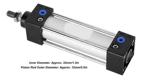 Cilindro Sc32 Estándar De Aleación De Aluminio Neumática Dob