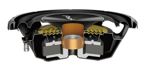 Imagen 2 de 2 de Pioneer Parlante Subwoofer Delgado Ts-a3000ls4