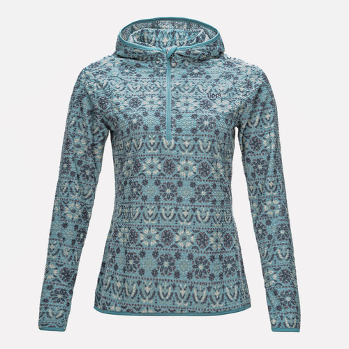 Poleron Mujer Lippi Jacaranda Nano-f 1/4 Zip Hoody Print Jad