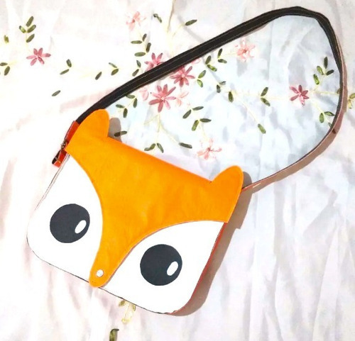 Bandolera Zorro Buho Cartera Cartera Cuero Pu !ra + Envio 