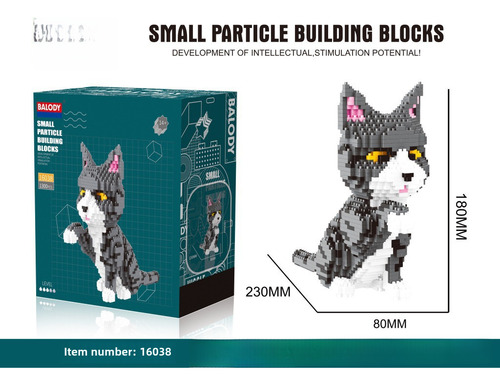 16038 Waving Cat - Ladrillos De Construcción De La Serie 160