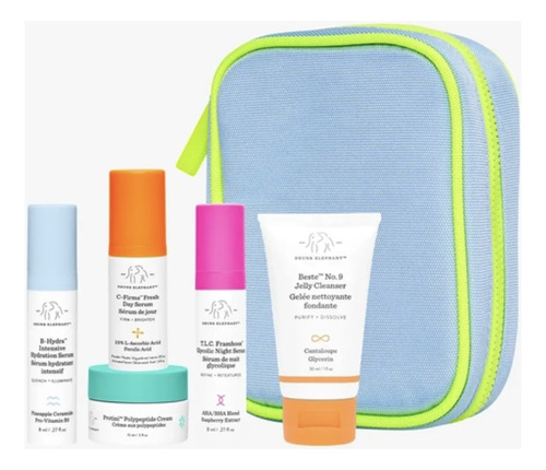 Drunk Elephant The Littles - 30 Days To Healthy Skin Momento De Aplicación Día/noche Tipo De Piel Todo Tipo De Piel