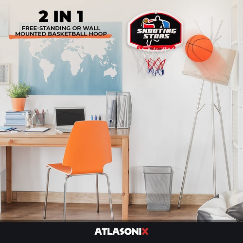 Atlasonix Soporte De Aro De Baloncesto,altura Ajustable.2-5a