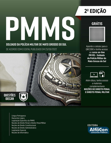 Soldado Da Polícia Militar De Mato Grosso Do Sul  Pmms, De Equipe Alfacon. Editora Alfacon, Capa Mole Em Português