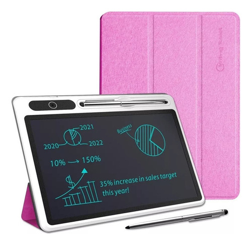 Tableta De Escritura Lcd De 10 Pulgadas Con Cubierta Protect