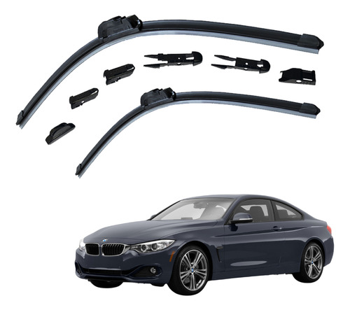 2 Plumas Limpiaparabrisas Reluvsa P/ Bmw 435i Xdrive 2016