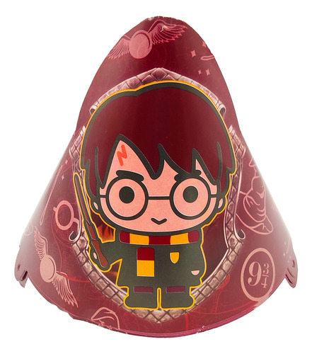 12 Sombreros Gorro Fiesta Harry Potter Mago