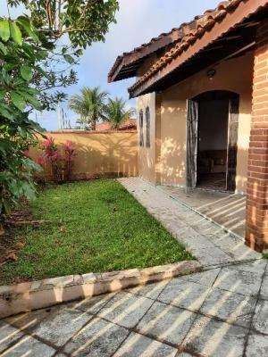 Imagem 2 de 7 de Casa No Tupy Com Churrasqueira E Suíte Em Itanhaém - 7249