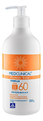 Protector Solar Medclinical  Spf 60 500g