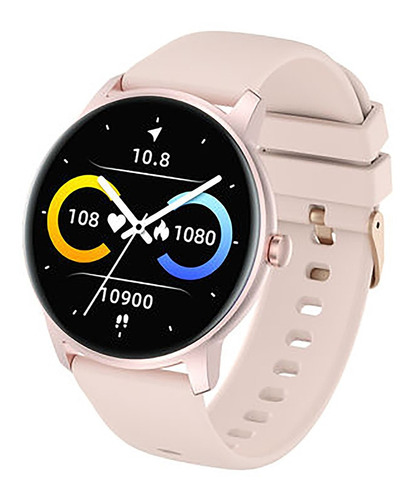 Imagen 1 de 2 de Smartwatch Nictom Smartwatch Nt16 1,28  Caja De Plástico Rosa, Malla De Tpu Rosa, Sumergible