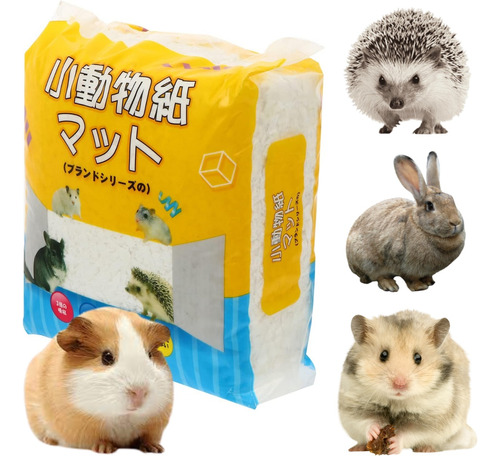 Sustrato De Papel Super Absorbente Hamster Conejo Cuyo Ratón