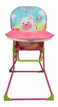 Comprar Silla De Comer Con Doble Bandeja Para Bebe Acolchados Color rojo rosado verde Silla de comer de animalitos