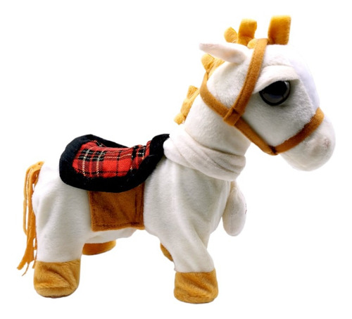 Pony Peluche Interactivo Sonido Correa Juguete Caballo