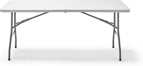 Set X4 Sillas + Mesa 1.80m Plegables Transportables Exterior