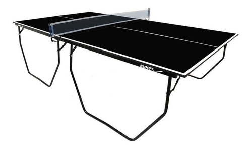 Mesa de ping pong Klopf 1087 fabricada em MDP cor preto