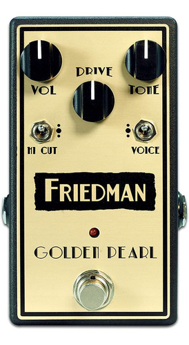  Lificación Golden Pearl Overdrive Pedal De Efectos De...