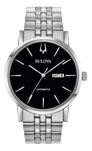 Relógio Masculino Bulova Classic Clipper Aço Prata 96c132