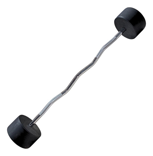 Barra Z Wodpro Peso Integrado 40kg Gym Cross Color Negro