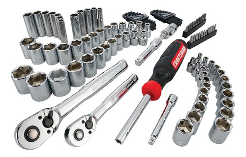 Kit Herramientas Mecánicas 104pz Craftsman Cmmt45068 Sellado Rojo (Usado)